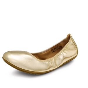 Dream Pairs Metallic Gold Foldable Ballet Flat Size 10